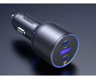 UGREEN Ładowarka samochodowa EC703 USB + 2x USB-C 75W czarna - 1488948 - zdjęcie 3